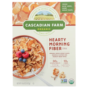 Cascadian Farm, Cereal Hearty Morning, Case of 10 X 14.6 Oz