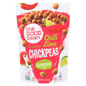 The Good Bean, Chickpeas Chili Lime, 6 Oz(Case Of 6)