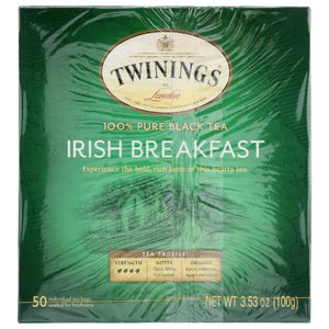 Twinings, Irish Breakfast Tea, 50 Count(Case Of 6)