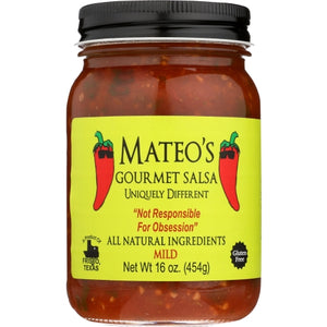 Mateos Gourmet, Salsa Mild, 16 Oz(Case Of 6)