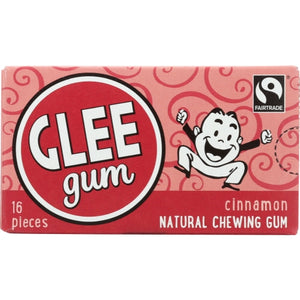 Glee Gum, Gum Cinnamon, 16 Count(Case Of 12)