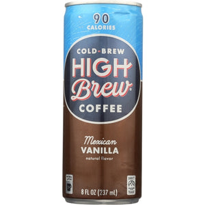 High Brew, Coffee Mexican Vnlla, 8 Oz(Case Of 12)