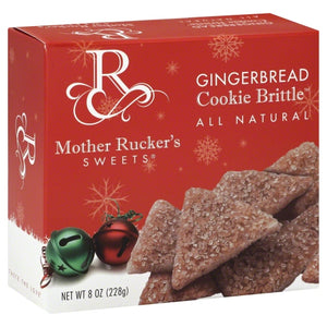 Mother Ruckers Sweets, Cookie Holiday Gingr Brit, 7 Oz(Case Of 6)