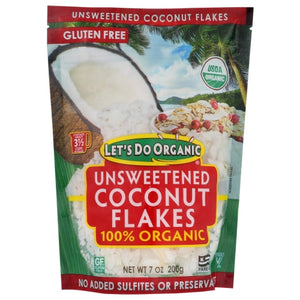 Lets Do Organics, Coconut Flakes, 7 Oz