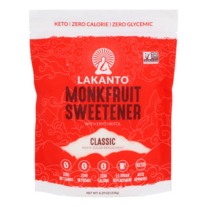 Lakanto, Monkfruit Sweetener Classic, 8.29 Oz
