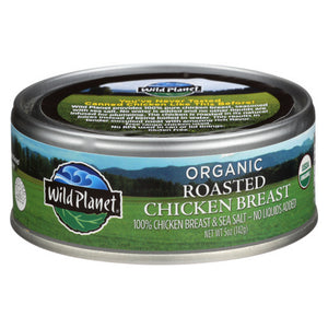 Wild Planet, Organic Roasted Chicken Breast, 5 Oz(Case Of 12)