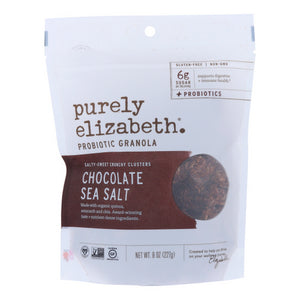 Purely Elizabeth, Probiotic Granola Chocolate Sea Salt, 8 Oz(Case Of 6)