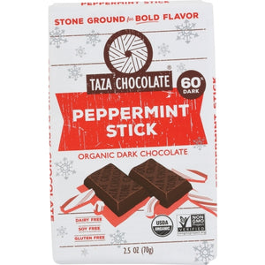 Taza Chocolate, Choc Pepprmnt Nib, 2.5 Oz(Case Of 10)