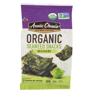 Annie Chun's, Wasabi Seaweed Chips, 0.35 Oz(Case Of 12)