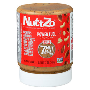 Nuttzo, Crunchy Power Fuel, 12 Oz(Case Of 6)