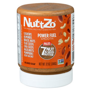 Nuttzo, Smooth Power Fuel, 12 Oz(Case Of 6)