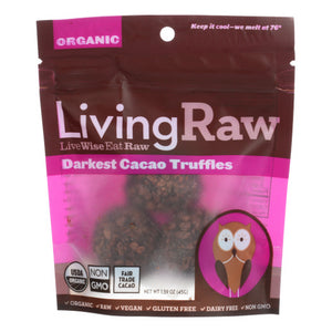 Truffles Drkst Cacao 1.59 Oz by Living Raw