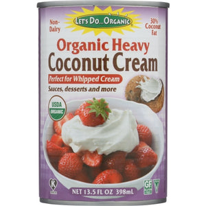 Lets Do Organics, Cream Coconut Hvy 30 Fat, 13.5 Oz(Case Of 12)