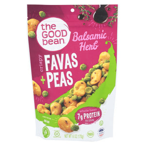 The Good Bean, Crispy Fava And Peas  Balsamic Herb, 6 Oz(Case Of 6)