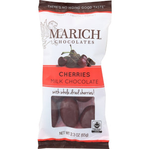 Marich, Choc Mlk Cherries, 2 Oz(Case Of 12)