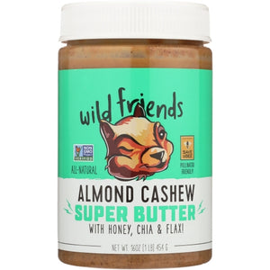 Wild Friends, Bttr Almond Cashew Super, 16 Oz(Case Of 6)