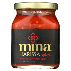 Mina, Harissa Spicy Moroccan Red Pepper Sauce, Case of 12 X 10 Oz