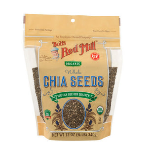 Bobs Red Mill, Organic Whole Chia Seed, 12 Oz(Case Of 5)