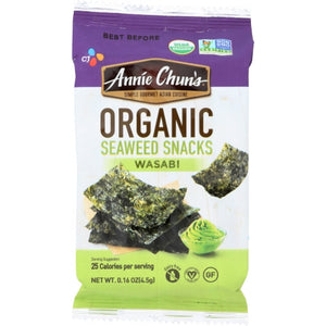 Annie Chun's, Seaweed Snck Wasabi Mini, 0.16 Oz(Case Of 12)
