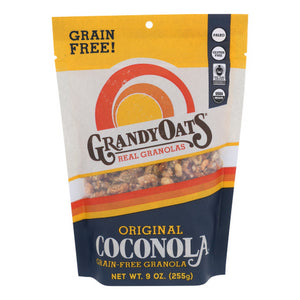 Grandy Oats, Organic Granola  Original Coconola, 9 Oz(Case Of 6)