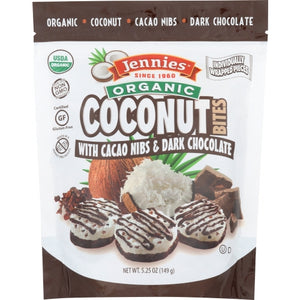 Jennies, Macaroon Bite Cacao Nib, 5.25 Oz(Case Of 6)