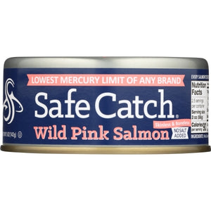 Safecatch, Salmon Pink Wild Nsa, 5 Oz(Case Of 6)