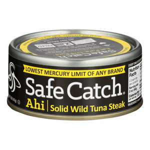 Safecatch, Tuna Ahi Wild Yellowfin, 5 Oz(Case Of 6)