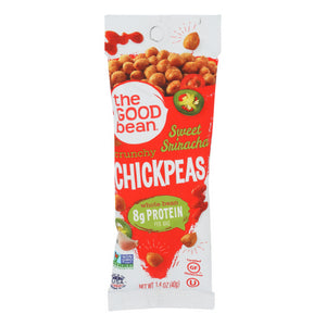 The Good Bean, Crunchy Sweet Sriracha Chickpeas, 1.4 Oz(Case Of 10)