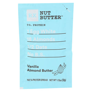 Rxbar, Nut Butter Vanilla Almond, 1.13 Oz(Case Of 10)