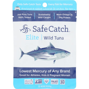 Safecatch, Tuna Wild Elite Sngl Pch, 3 Oz(Case Of 12)