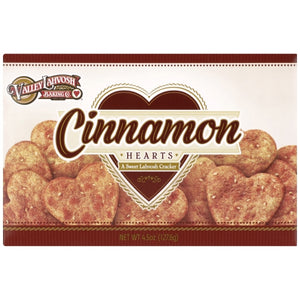 Valley Lahvosh, Cracker Heart Cinnamon, 4.5 Oz(Case Of 12)