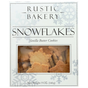 Rustic Bakery, Cookie Vnla Mini Snwflke, 5 Oz(Case Of 12)