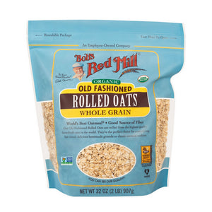 Bobs Red Mill, Organic Old Fashioned Rolled Oats, 32 Oz(Case Of 4)