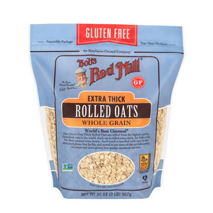 Bobs Red Mill, EXtra Thick Rolled Oats Gluten Free, 32 Oz(Case Of 4)