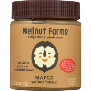 Wellnut Farms, Nut Bttr Walnut Maple, 11 Oz(Case Of 6)