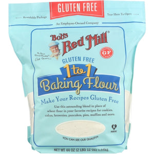 Bobs Red Mill, 1-To-1 Baking Flour Gluteen Free, 44 Oz(Case Of 4)