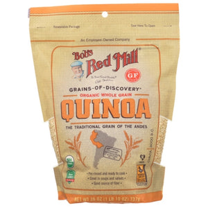 Bobs Red Mill, Organic Quinoa White, 26 Oz(Case Of 4)
