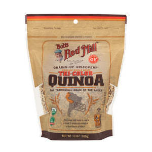 Bobs Red Mill, Organic Whole Grain Tri Color Quinoa, 13 Oz(Case Of 5)