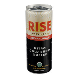 Rise Brewing Co, Cold Brew Coffee Original Black, 7 Oz(Case Of 12)