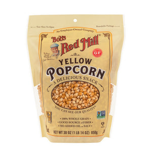 Bobs Red Mill, Whole Yellow Popcorn, 30.8 Oz(Case Of 4)