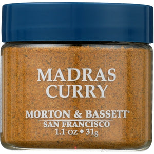 Morton & Bassett, Seasoning Curry Madras, 1.1 Oz(Case Of 3)