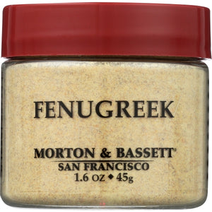 Morton & Bassett, Seasoning Fenugreek, 1.6 Oz(Case Of 3)
