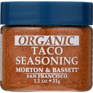 Morton & Bassett, Seasoning Taco Organic, 1.1 Oz(Case Of 3)