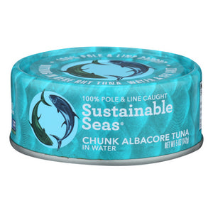Sustainable Seas, Tuna Albcore Chnk In HO, 5 Oz(Case Of 12)