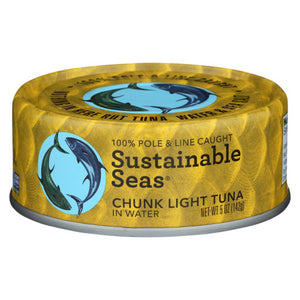 Sustainable Seas, Tuna Chunk Light In HO, 5 Oz(Case Of 12)