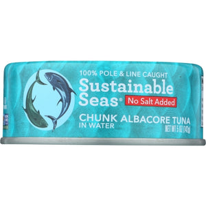 Sustainable Seas, Tuna Albcre Watr No Salt, 5 Oz(Case Of 12)