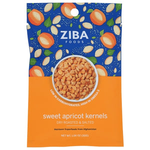 Ziba Foods, Kernel Rstd Sltd Swt Aprc, 1.06 Oz(Case Of 12)
