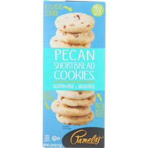 Pamelas, Cookies Pecan Shortbread, 6.25 Oz(Case Of 6)