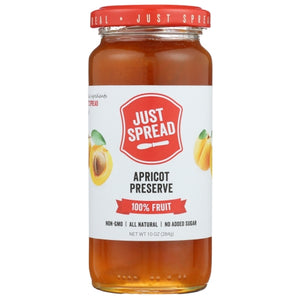 Just Spread, Preserve 100Pct Frt Aprct, 10 Oz(Case Of 6)