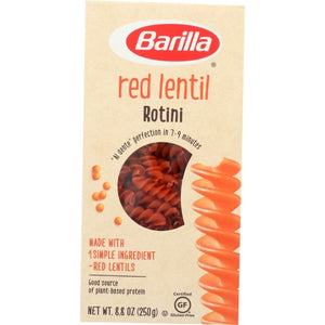 Barilla, Pasta Rotini Rd Lgume Lnt, 8.8 Oz(Case Of 10)